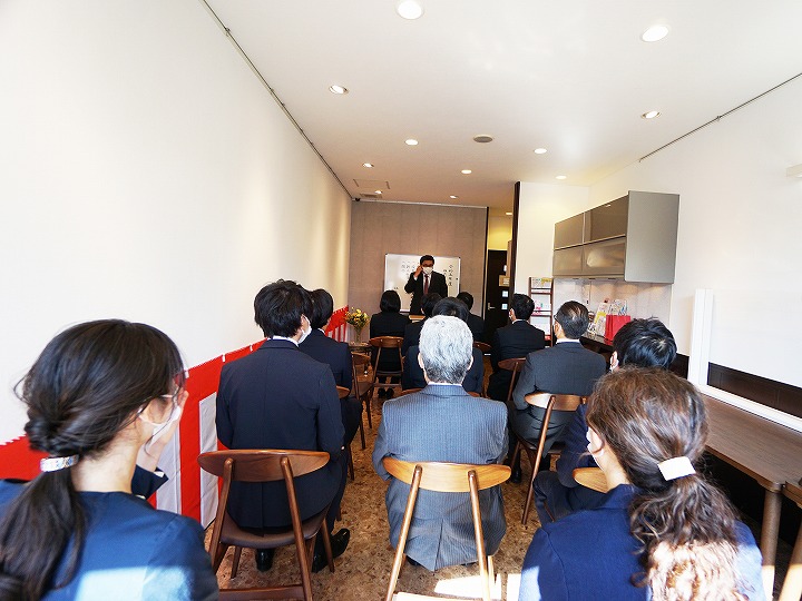 令和5年度入社式の写真